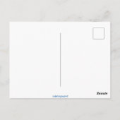 Carte postale bonhommes de neige verso vierge (Dos)