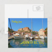 Carte Postale Bonifacio, Corse, France (Devant / Derrière)