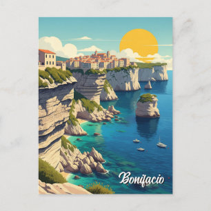 Carte Postale Bonifacio Corse France Voyage
