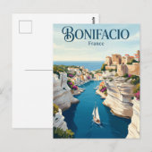Carte Postale Bonifacio France (Devant / Derrière)