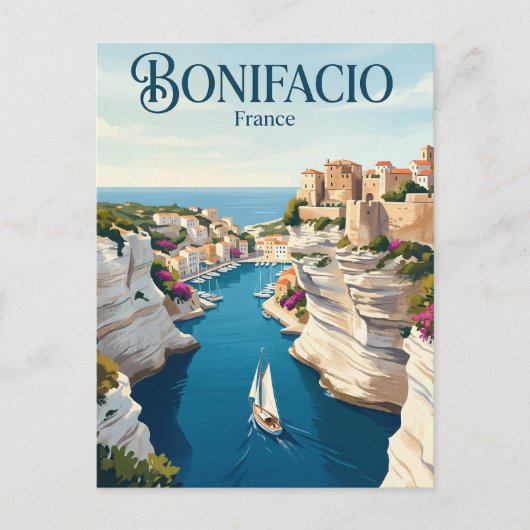 Carte Postale Bonifacio France (Devant)