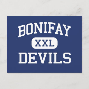 Carte Postale Bonifay Devils collège Bonifay Floride