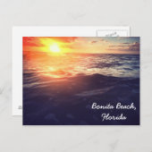 Carte postale Bonita Beach Sunset (Devant / Derrière)