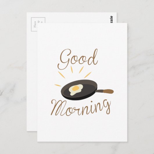 Carte Postale Bonjour (Devant / Derrière)