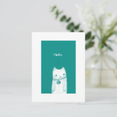 Carte Postale Bonjour . (Debout devant)