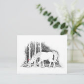 Carte Postale Bonjour ! (Debout devant)