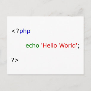 Carte Postale bonjour