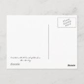 Carte Postale Bonjour ! (Dos)