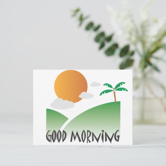 Carte Postale Bonjour (Debout devant)