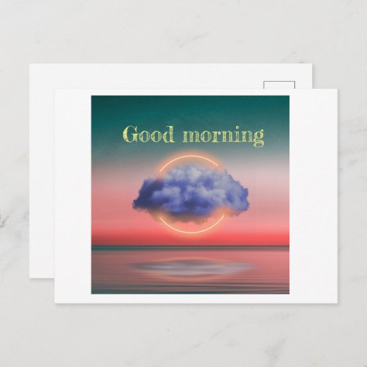 Carte Postale Bonjour (Devant / Derrière)