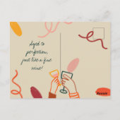 Carte Postale Bonjour 40 Quarantième déjeuner d'anniversaire du  (Dos)