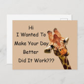 Carte Postale Bonjour à tous (Devant / Derrière)