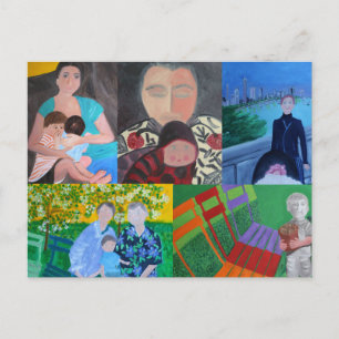 Carte Postale Bonjour Adam Alexander Annelise Henry