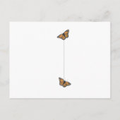 Carte Postale Bonjour Ami Papillon Monarque Vide (Dos)