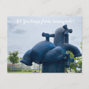 Carte Postale Bonjour Art de Sunnyvale !
