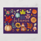 Carte Postale Bonjour automne (Devant)