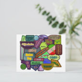 Carte Postale Bonjour ! Autour du monde (Debout devant)