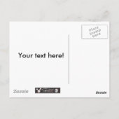 Carte Postale Bonjour chat (Dos)