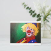 Carte Postale Bonjour Clown (Debout devant)