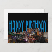 Carte Postale BONJOUR D'ANNIVERSAIRE Las Vegas Postcard (Devant / Derrière)
