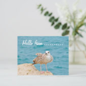 Carte Postale Bonjour de......... (Debout devant)