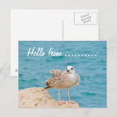 Carte Postale Bonjour de......... (Devant / Derrière)