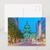 Carte Postale Bonjour de Belfast, Irlande du Nord (Devant / Derrière)