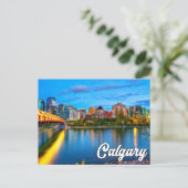 Carte Postale Bonjour De Calgary, Alberta, Canada (Debout devant)