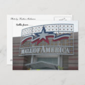 Carte Postale Bonjour de... Centre commercial d'Amérique (Devant / Derrière)