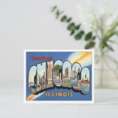 Carte Postale Bonjour De Chicago Illinois (Debout devant)
