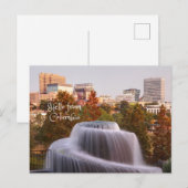 Carte Postale Bonjour de Columbia, Caroline du Sud (Devant / Derrière)