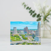 Carte Postale Bonjour De Columbus, Ohio, États-Unis (Debout devant)