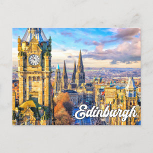 Carte Postale Bonjour De Edimbourg, Ecosse, Royaume-Uni