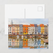 Carte Postale Bonjour De Gand, Belgique (Devant / Derrière)