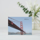 Carte Postale Bonjour de... Golden Gate Bridge San Francisco (Debout devant)