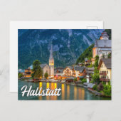 Carte Postale Bonjour De Hallstatt, Autriche (Devant / Derrière)