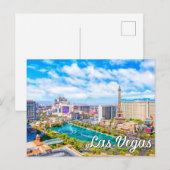 Carte Postale Bonjour De Las Vegas, Nevada, États-Unis (Devant / Derrière)