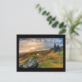 Carte Postale Bonjour de l'île de Skye (Debout devant)