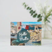 Carte Postale Bonjour de Malte (Debout devant)