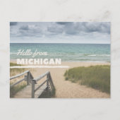 Carte Postale Bonjour De Michigan Beach Vibes (Devant)