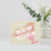 Carte Postale Bonjour de NEW YORK (Debout devant)