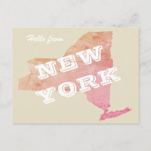 Carte Postale Bonjour de NEW YORK
