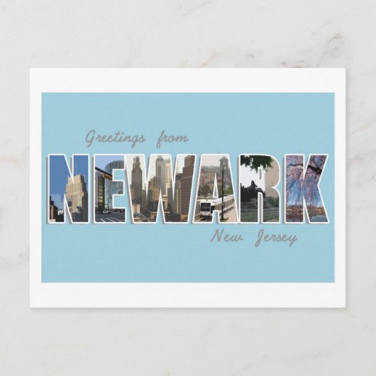 Carte Postale Bonjour De Newark, New Jersey - POSTCARD (Devant)