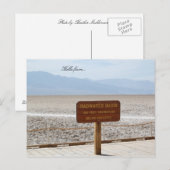 Carte Postale Bonjour de... Parc national de Death Valley (Devant / Derrière)