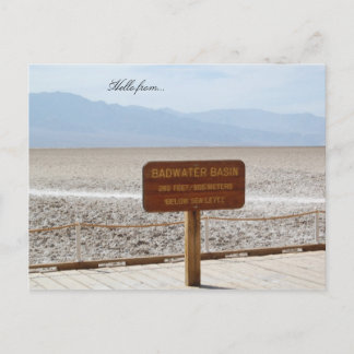 Carte Postale Bonjour de... Parc national de Death Valley