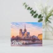 Carte Postale Bonjour De Paris, France (Debout devant)