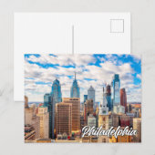 Carte Postale Bonjour De Philadelphie, Pennsylvanie (Devant / Derrière)