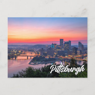Carte Postale Bonjour De Pittsburgh, Pennsylvanie