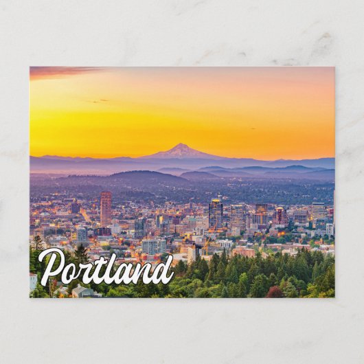 Carte Postale Bonjour De Portland, Oregon (Devant)