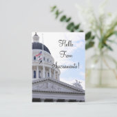 Carte Postale Bonjour De Sacramento (Debout devant)